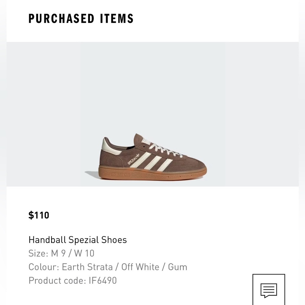 adidas Handball Spezial Sneakers in Brown, Off-White and Gum